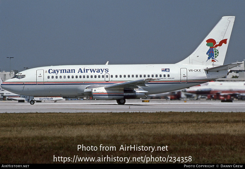 Aircraft Photo of VR-CKX | Boeing 737-236/Adv | Cayman Airways | AirHistory.net #234358