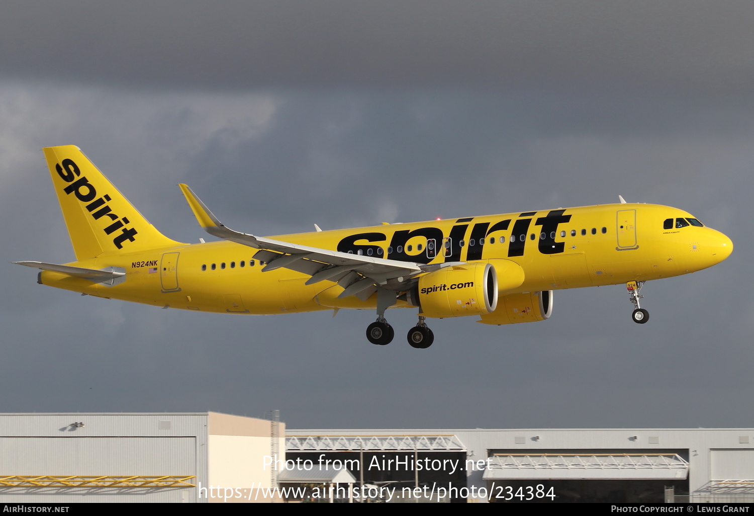 Aircraft Photo of N924NK | Airbus A320-271N | Spirit Airlines | AirHistory.net #234384