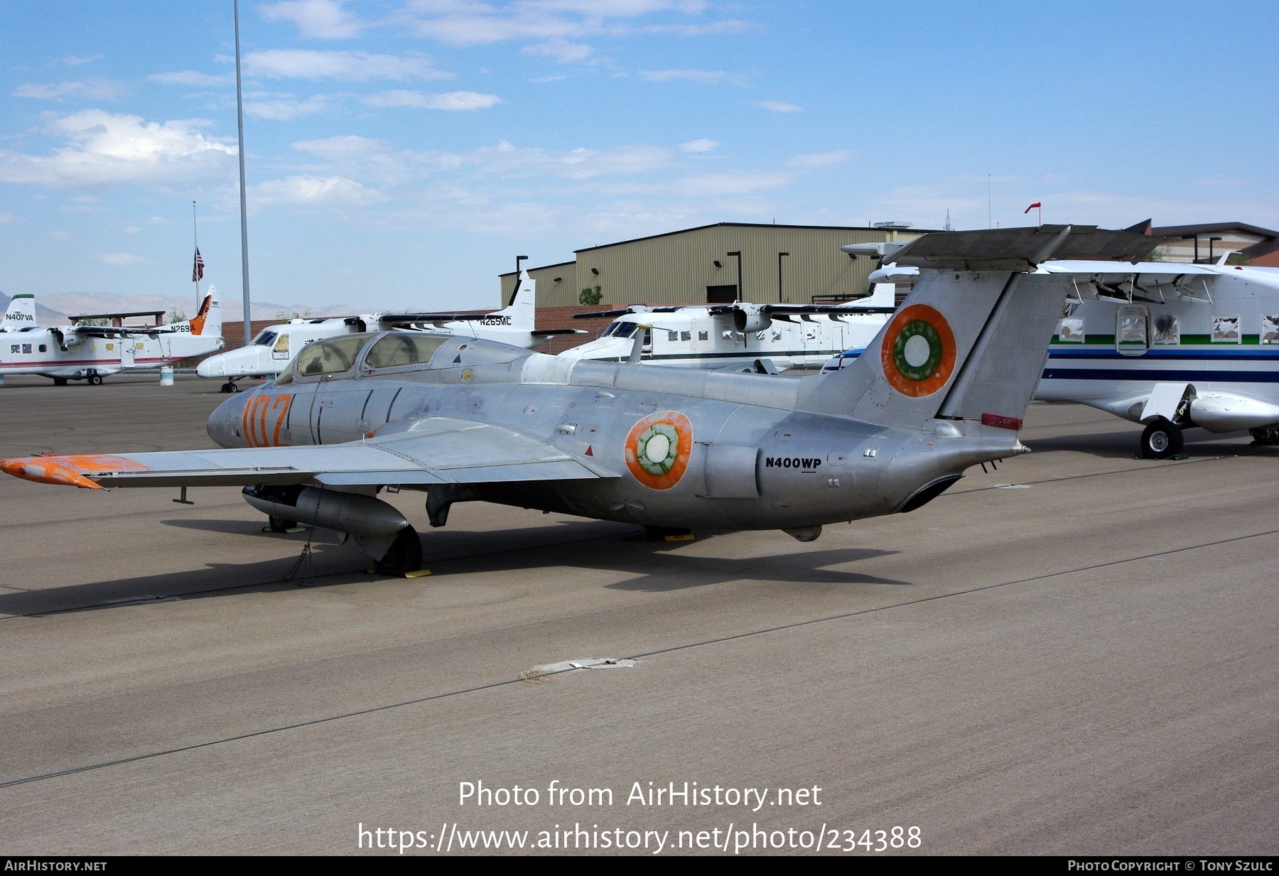 Aircraft Photo of N400WP / 102 | Aero L-29 Delfin | Bulgaria - Air Force | AirHistory.net #234388