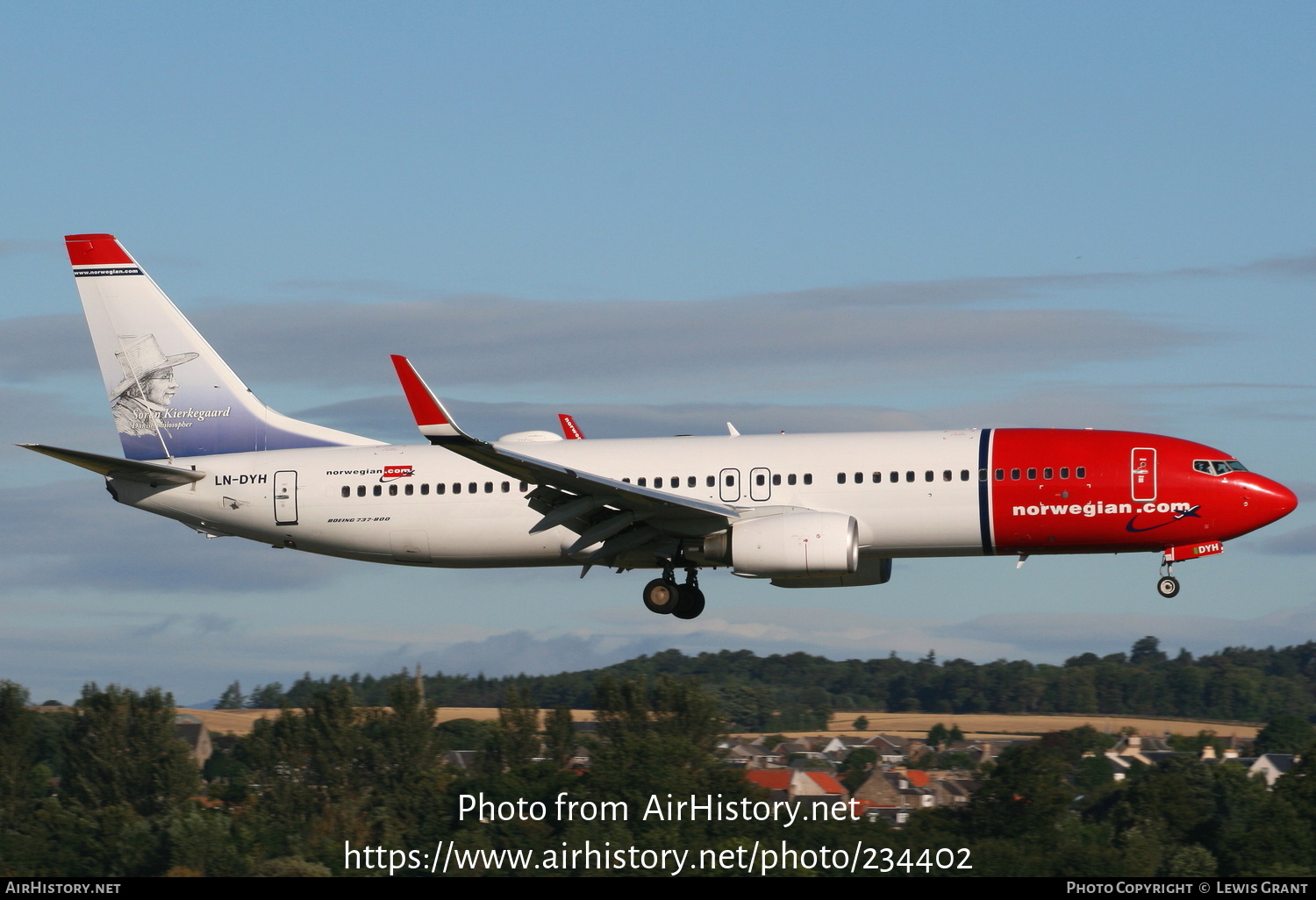 Aircraft Photo of LN-DYH | Boeing 737-8JP | Norwegian | AirHistory.net #234402