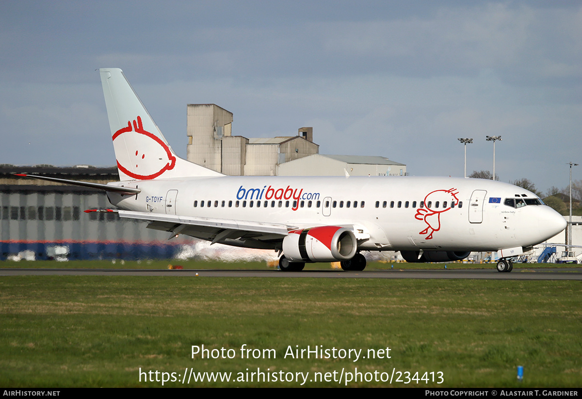 Aircraft Photo of G-TOYF | Boeing 737-36N | Bmibaby | AirHistory.net #234413