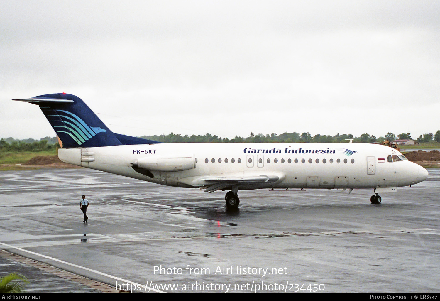 Aircraft Photo of PK-GKY | Fokker F28-4000 Fellowship | Garuda Indonesia | AirHistory.net #234450