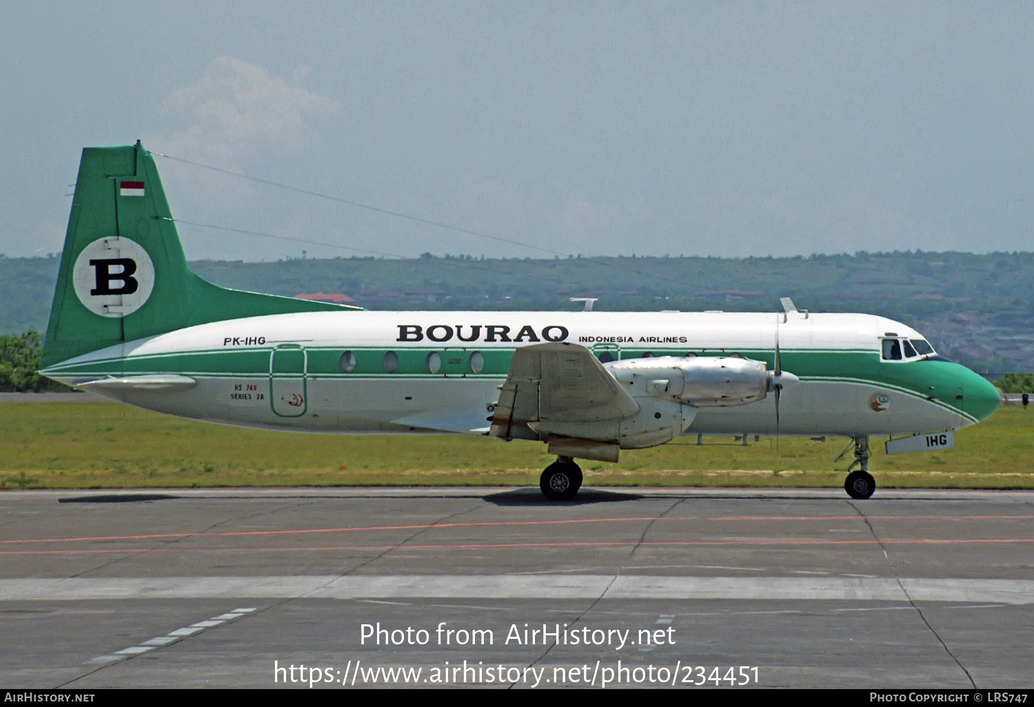 Aircraft Photo of PK-IHG | Avro 748 Srs2/200 | Bouraq Indonesia Airlines | AirHistory.net #234451