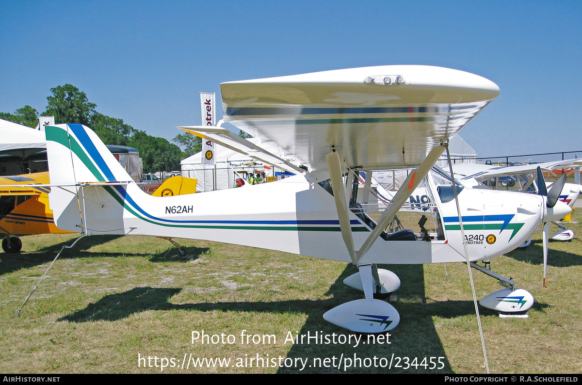 Aircraft Photo of N62AH | Aerotrek A-240 | AirHistory.net #234455