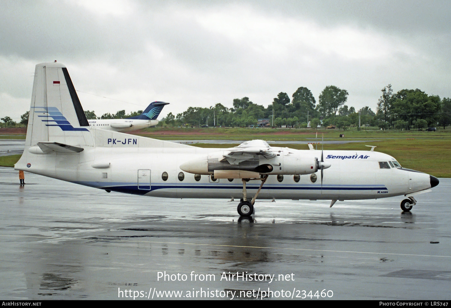 Aircraft Photo of PK-JFN | Fokker F27-200 Friendship | Sempati Air | AirHistory.net #234460