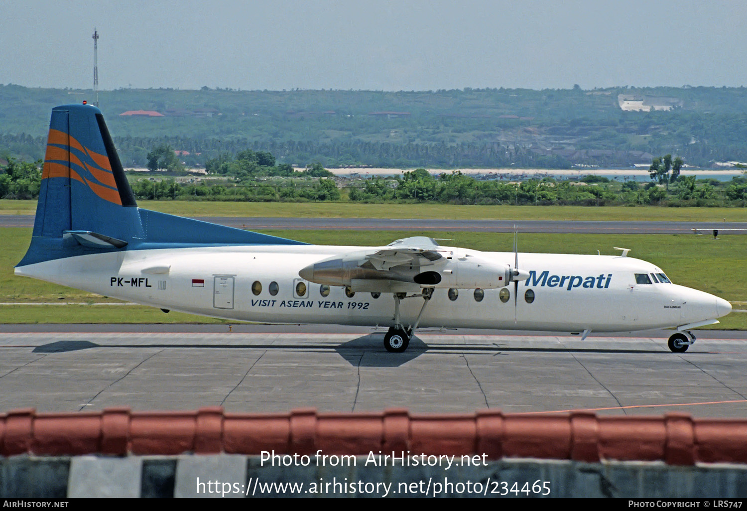 Aircraft Photo of PK-MFL | Fokker F27-500F Friendship | Merpati Nusantara Airlines | AirHistory.net #234465