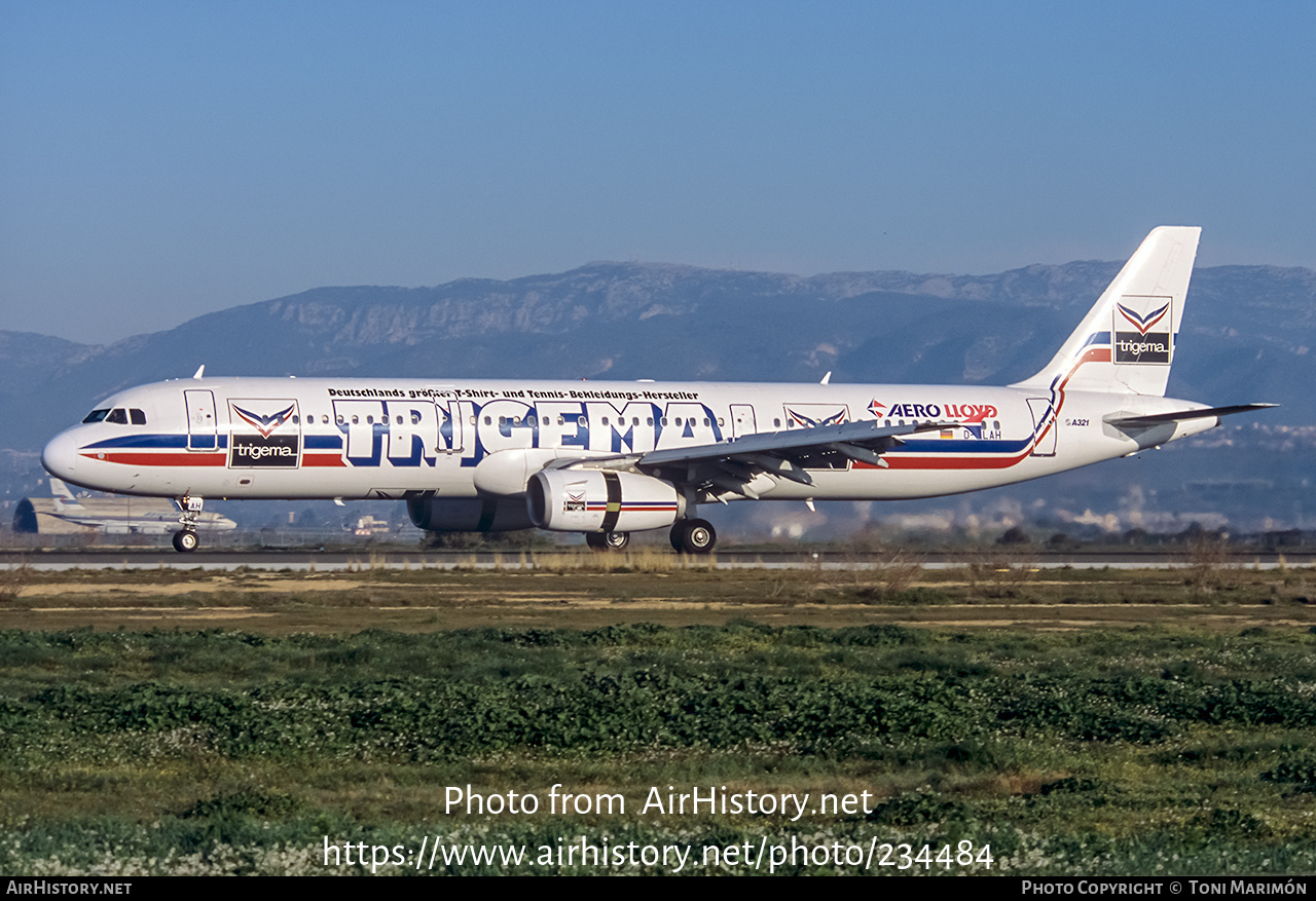 Aircraft Photo of D-ALAH | Airbus A321-231 | Aero Lloyd | AirHistory.net #234484