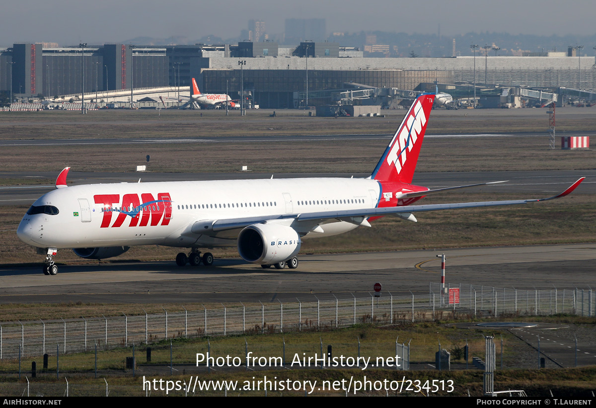 Aircraft Photo of F-WZFS | Airbus A350-941 | TAM Linhas Aéreas | AirHistory.net #234513