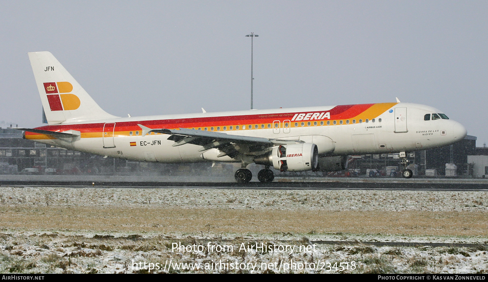 Aircraft Photo of EC-JFN | Airbus A320-214 | Iberia | AirHistory.net #234518