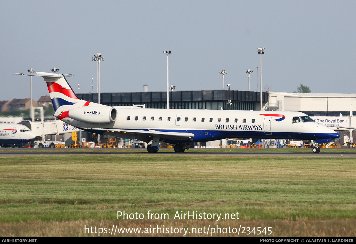 Aircraft Photo of G-EMBJ | Embraer ERJ-145EU (EMB-145EU) | British Airways | AirHistory.net #234545