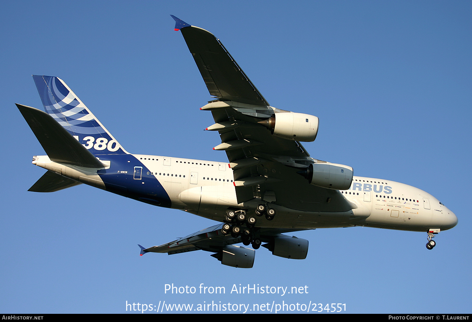 Aircraft Photo of F-WWOW | Airbus A380-841 | Airbus | AirHistory.net #234551