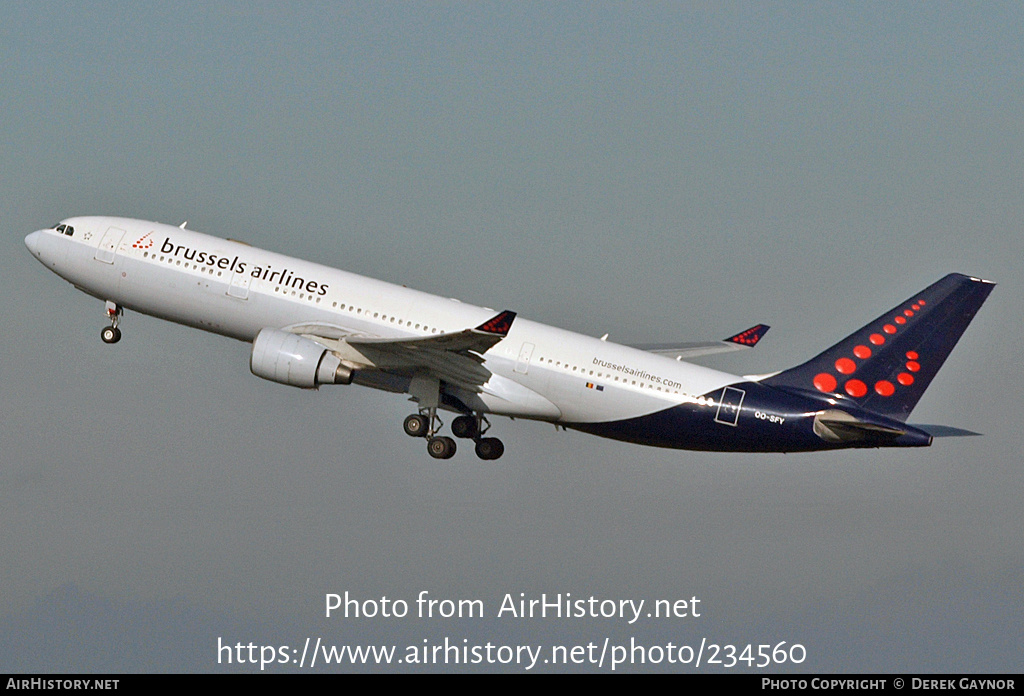 Aircraft Photo of OO-SFY | Airbus A330-223 | Brussels Airlines | AirHistory.net #234560