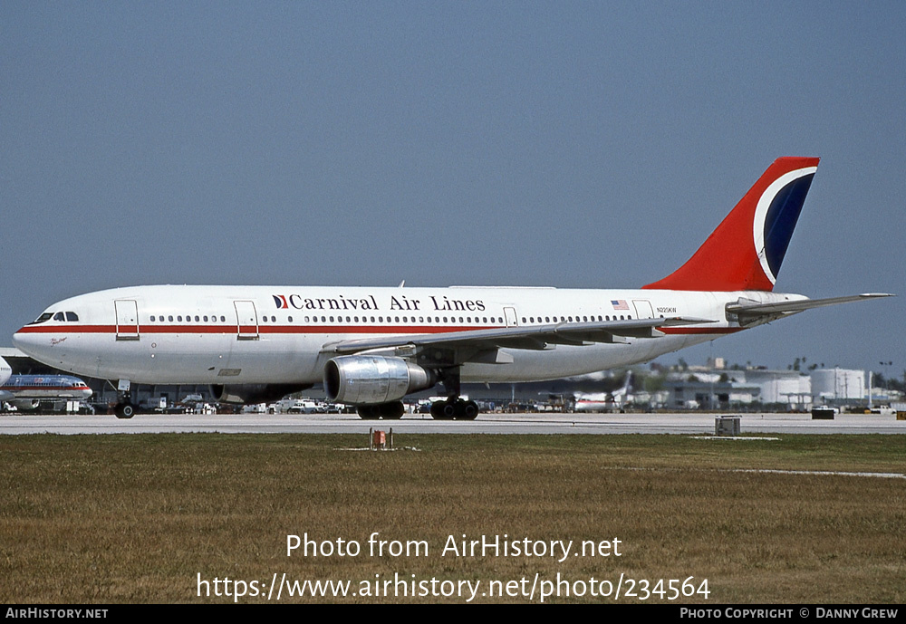 Aircraft Photo of N225KW | Airbus A300B4-203 | Carnival Air Lines | AirHistory.net #234564