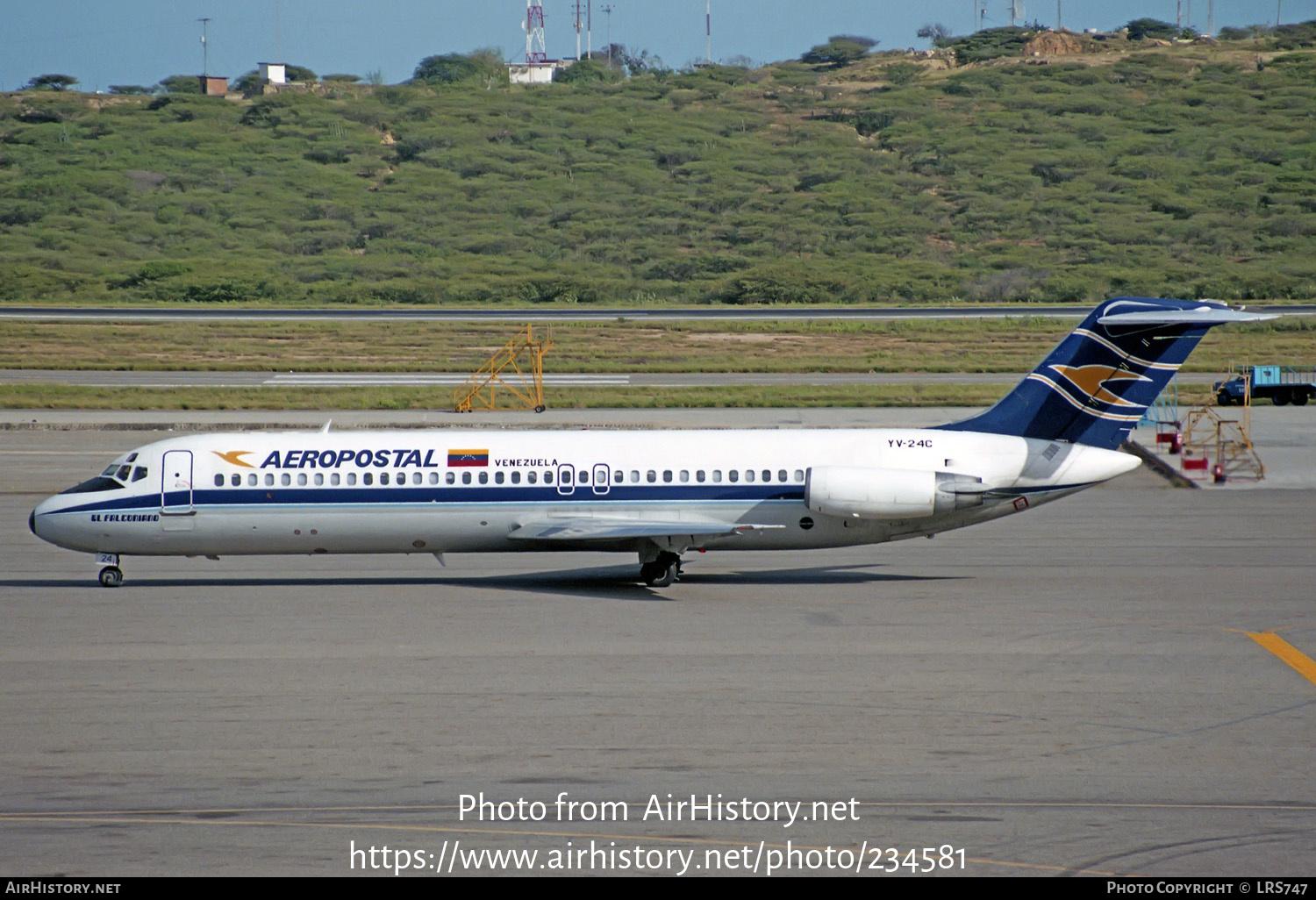 Aircraft Photo of YV-24C | McDonnell Douglas DC-9-32 | Aeropostal | AirHistory.net #234581