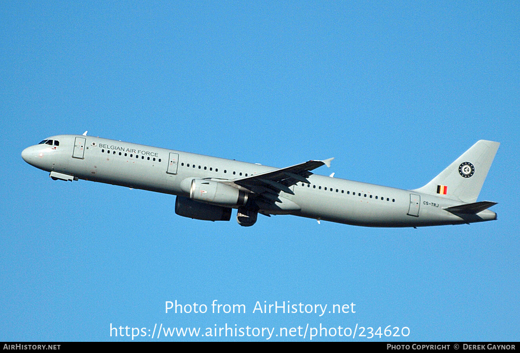 Aircraft Photo of CS-TRJ | Airbus A321-231 | Belgium - Air Force | AirHistory.net #234620