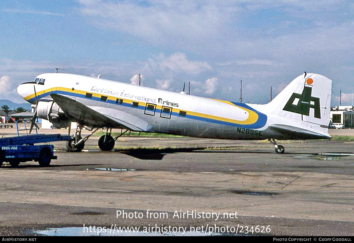 Aircraft Photo of N285SE | Douglas DC-3A-197C | Caribbean International Airlines - CIA | AirHistory.net #234626