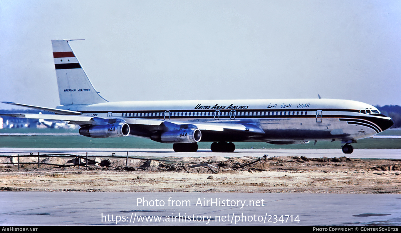 Aircraft Photo of SU-APE | Boeing 707-366C | United Arab Airlines - UAA | AirHistory.net #234714