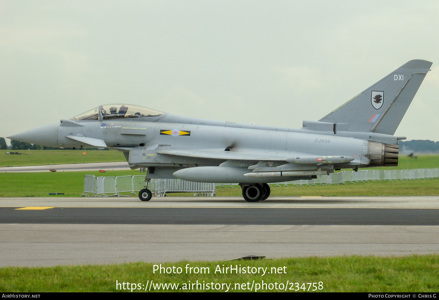 Aircraft Photo of ZJ939 | Eurofighter EF-2000 Typhoon FGR4 | UK - Air Force | AirHistory.net #234758