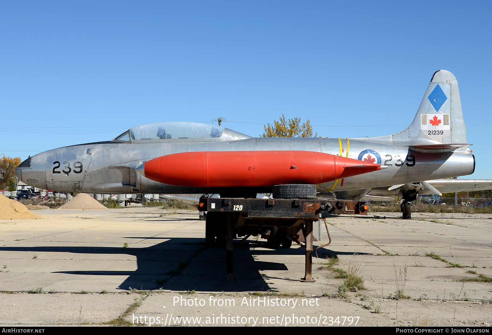 Aircraft Photo of 21239 | Canadair CT-133 Silver Star 3 | Canada - Air Force | AirHistory.net #234797