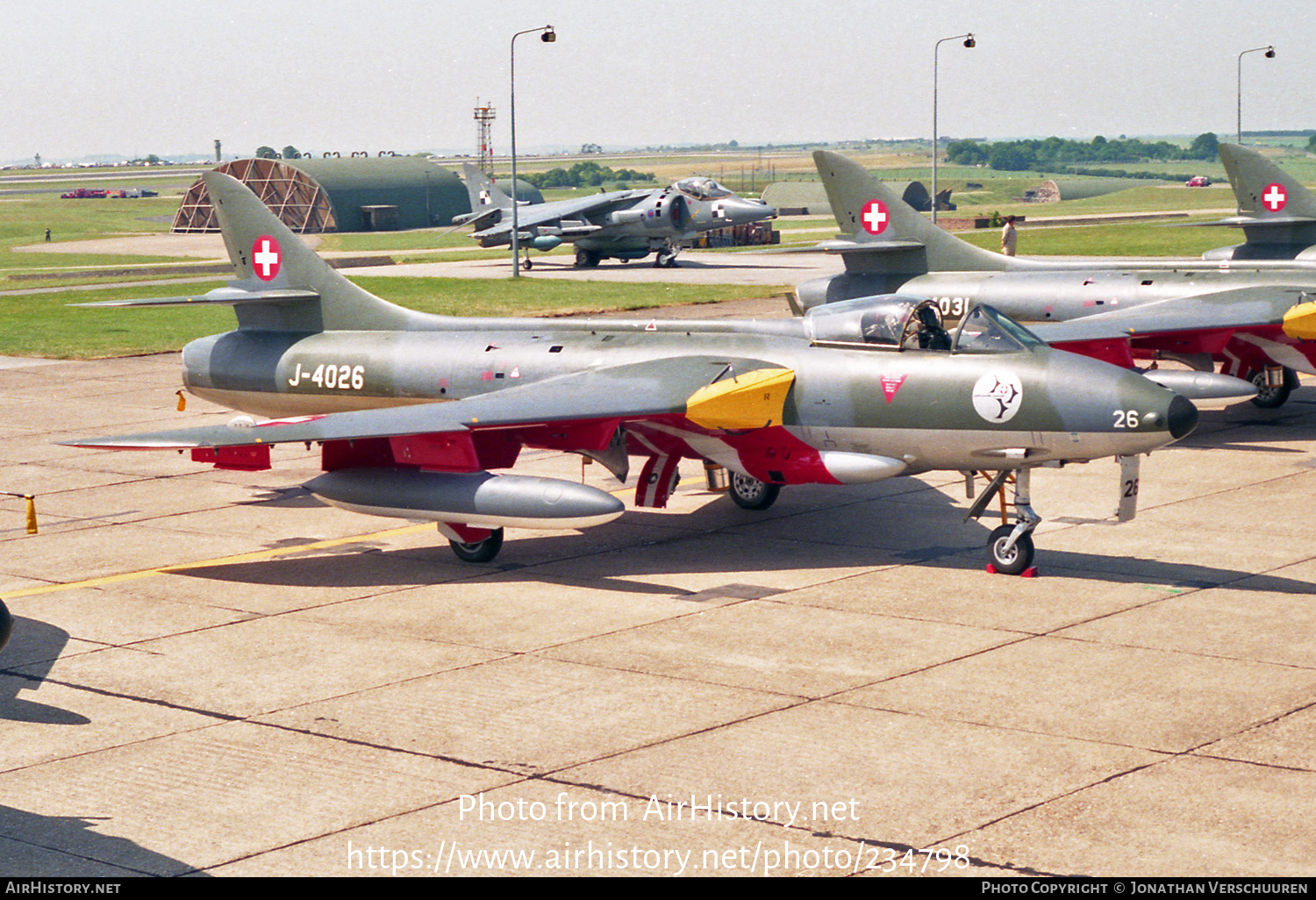 Aircraft Photo of J-4026 | Hawker Hunter F58 | Switzerland - Air Force | AirHistory.net #234798