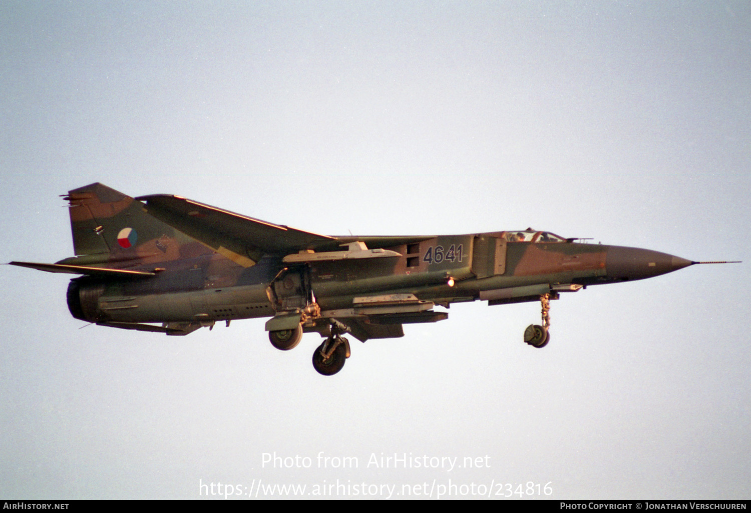 Aircraft Photo of 4641 | Mikoyan-Gurevich MiG-23ML | Czechoslovakia - Air Force | AirHistory.net #234816