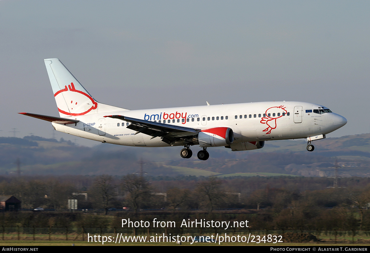 Aircraft Photo of G-OBMP | Boeing 737-3Q8 | Bmibaby | AirHistory.net #234832