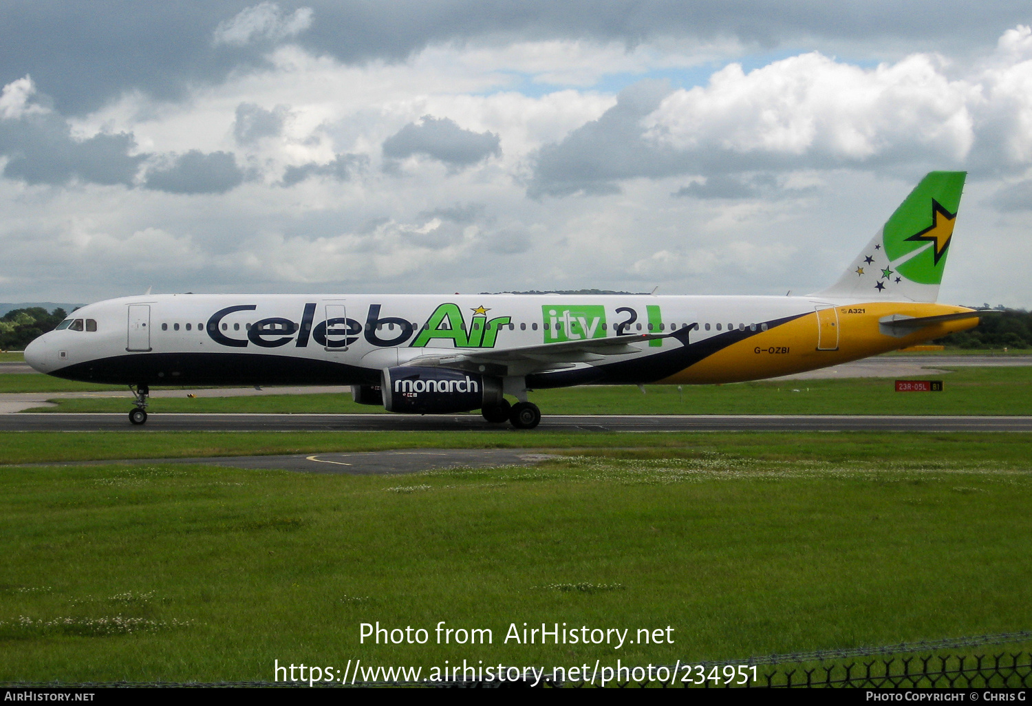 Aircraft Photo of G-OZBI | Airbus A321-231 | Monarch Airlines | AirHistory.net #234951