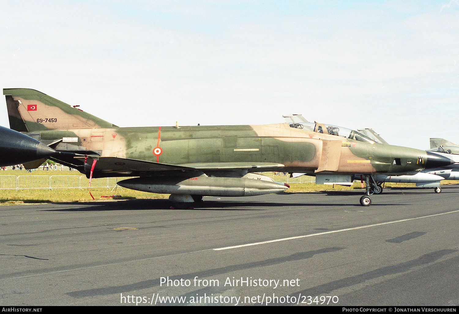 Aircraft Photo of 69-7459 | McDonnell Douglas RF-4E Phantom II | Turkey - Air Force | AirHistory.net #234970