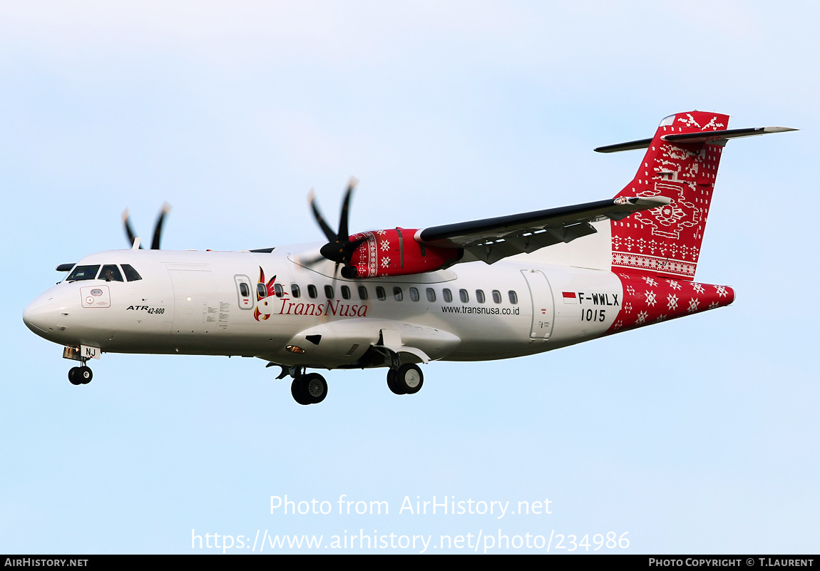 Aircraft Photo of F-WWLX | ATR ATR-42-600 | TransNusa Aviation | AirHistory.net #234986