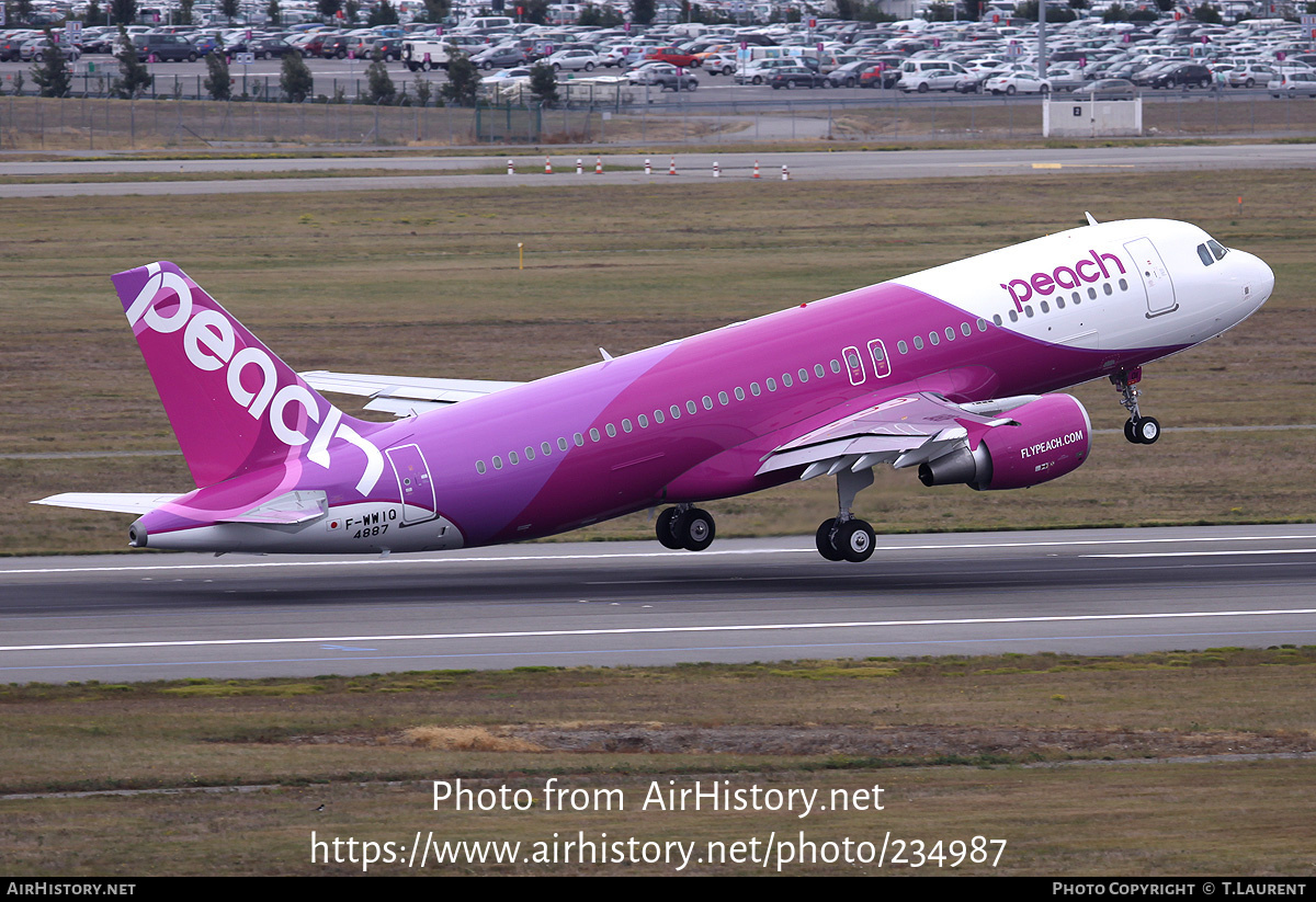 Aircraft Photo of F-WWIQ | Airbus A320-214 | Peach Aviation | AirHistory.net #234987