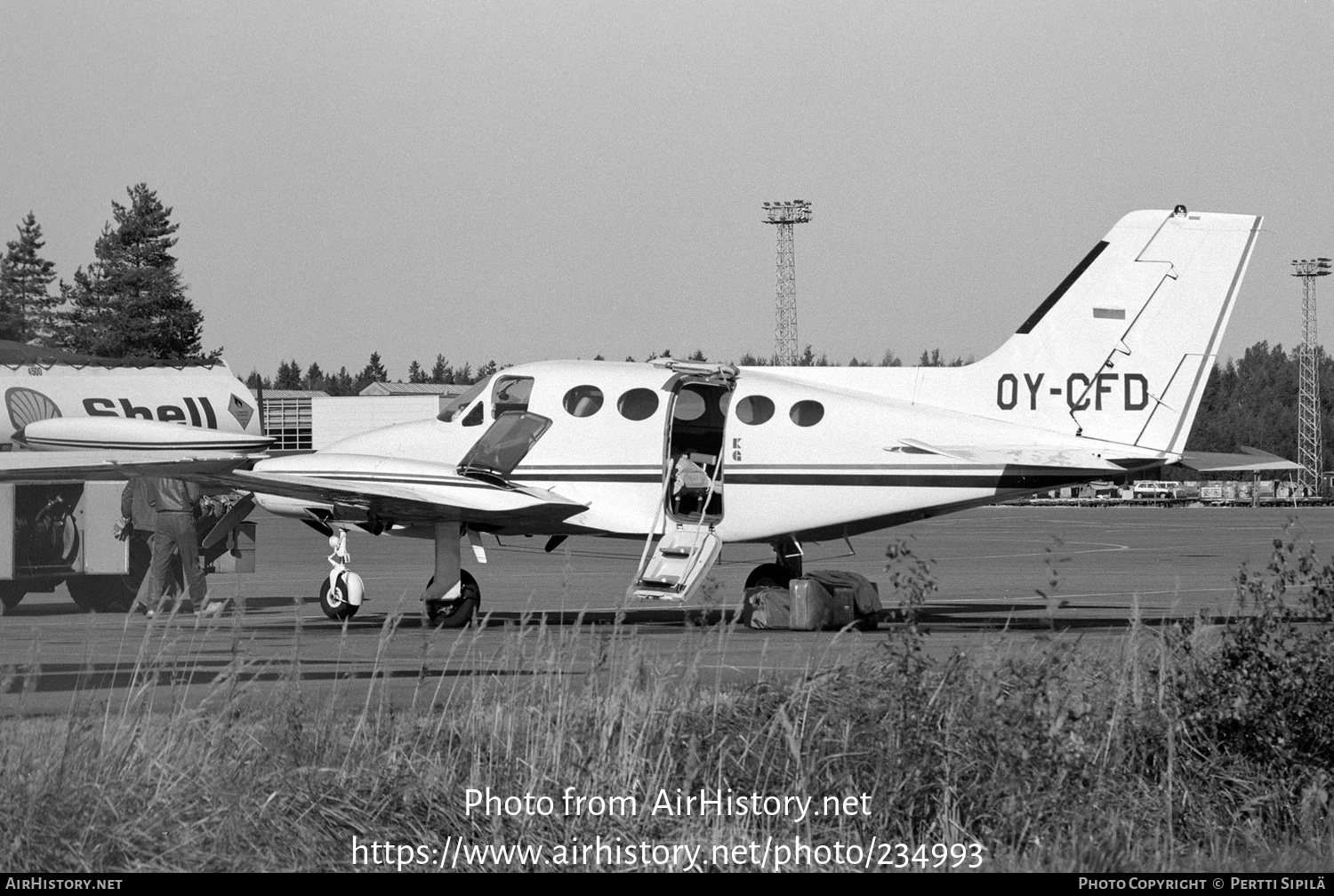 Aircraft Photo of OY-CFD | Cessna 414 | AirHistory.net #234993