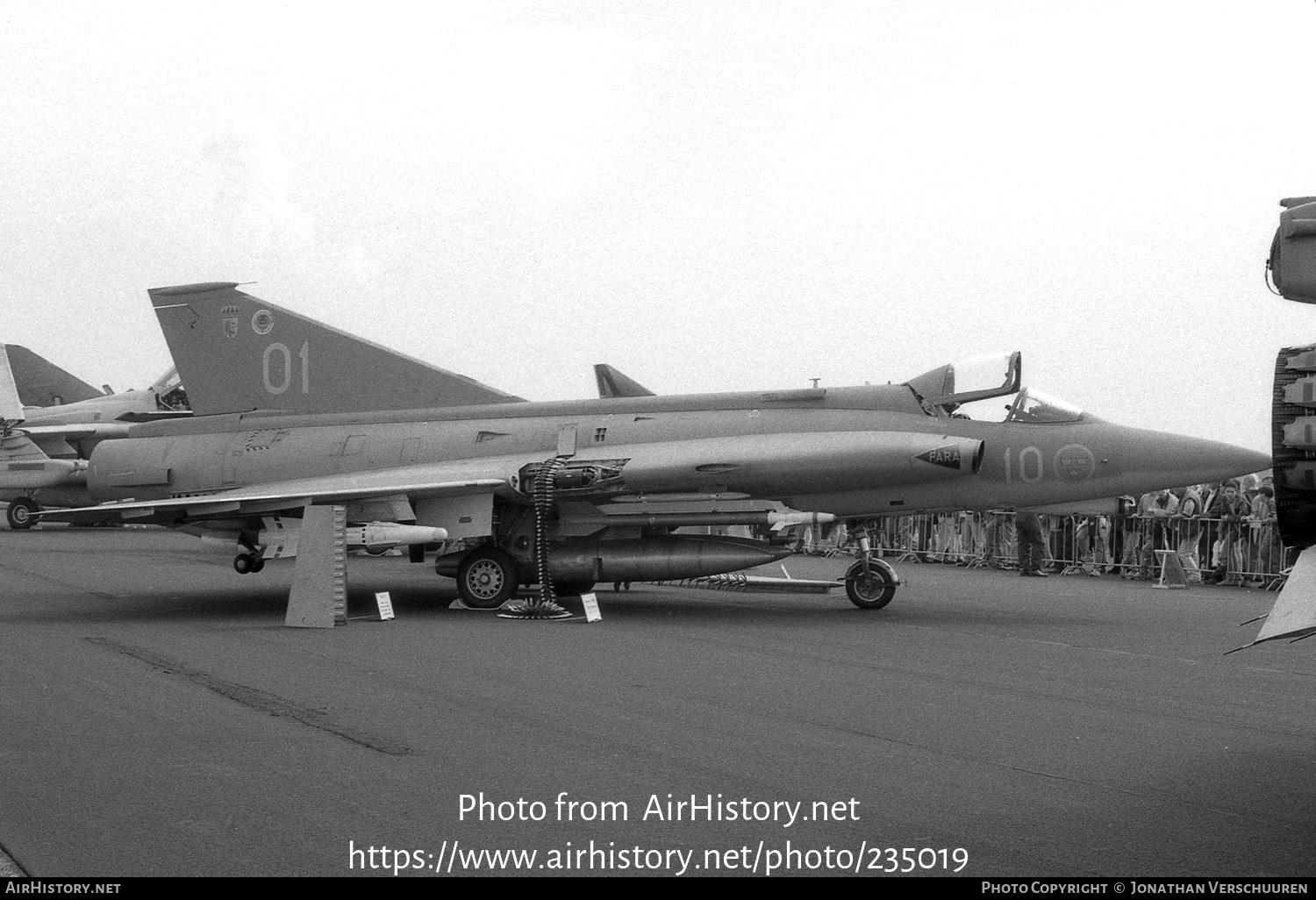 Aircraft Photo of 35601 | Saab J35J Draken | Sweden - Air Force | AirHistory.net #235019