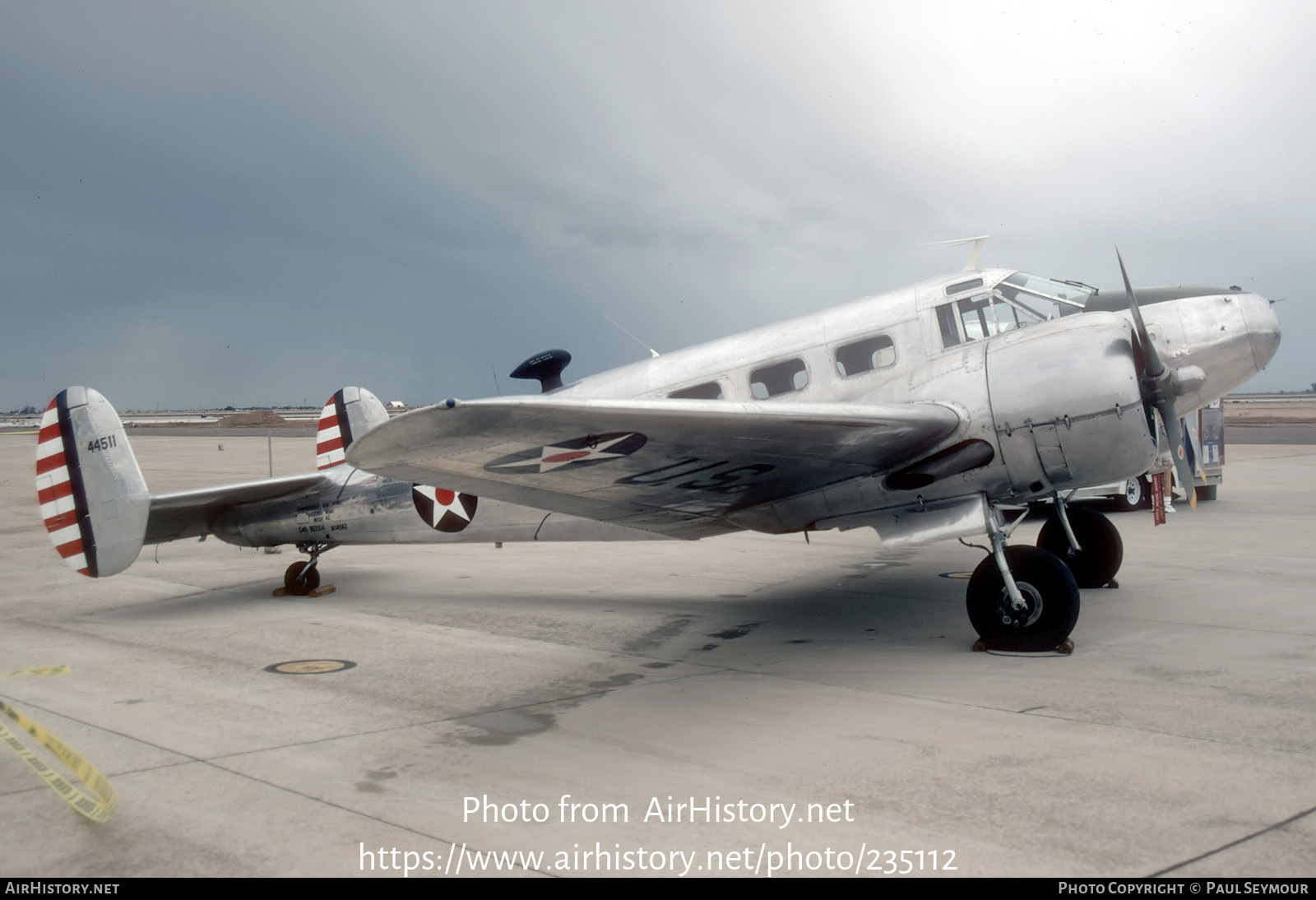 Aircraft Photo of N145AZ / 44511 | Beech D18S | Confederate Air Force | USA - Air Force | AirHistory.net #235112