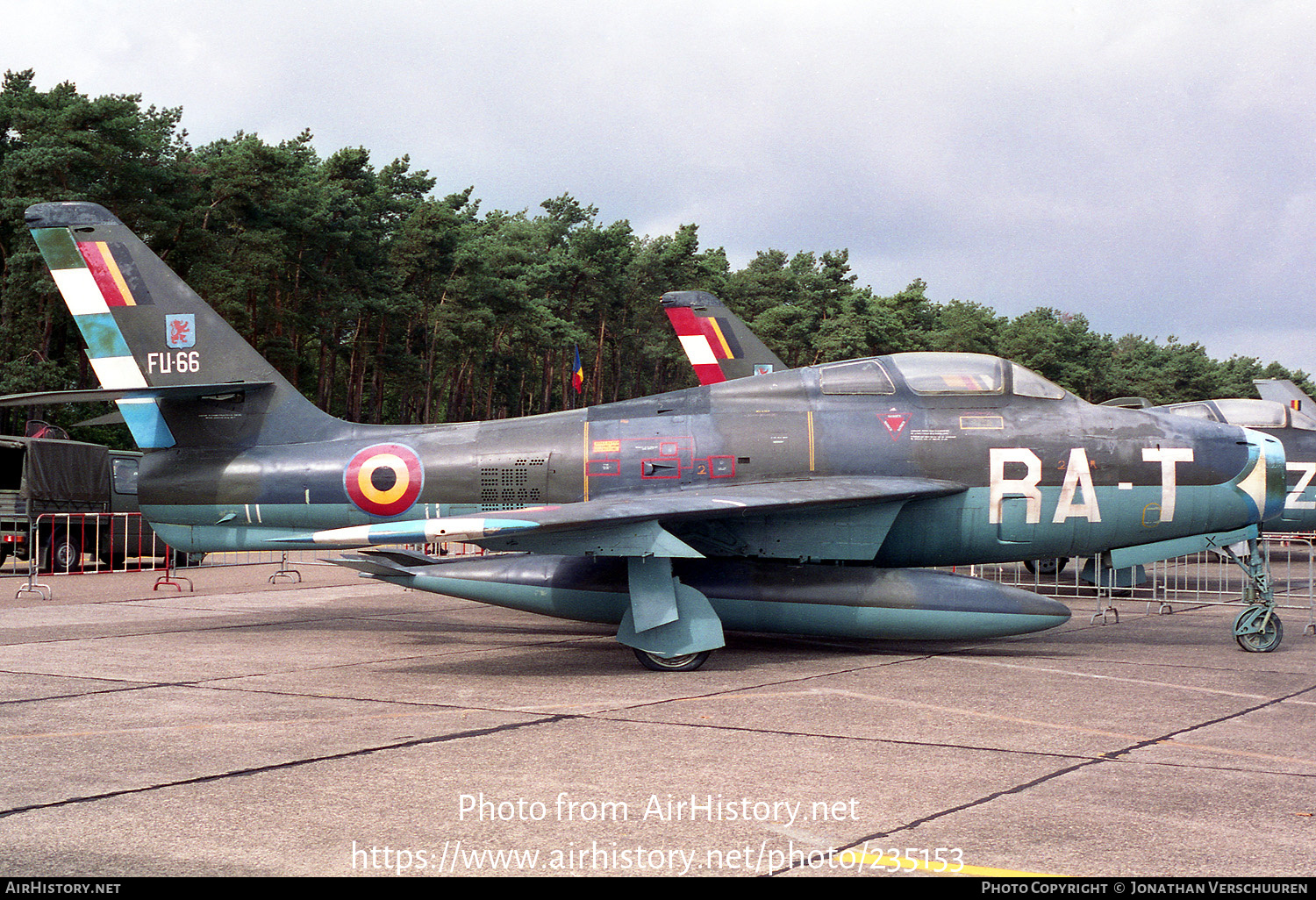 Aircraft Photo of FU66 | Republic F-84F Thunderstreak | Belgium - Air Force | AirHistory.net #235153