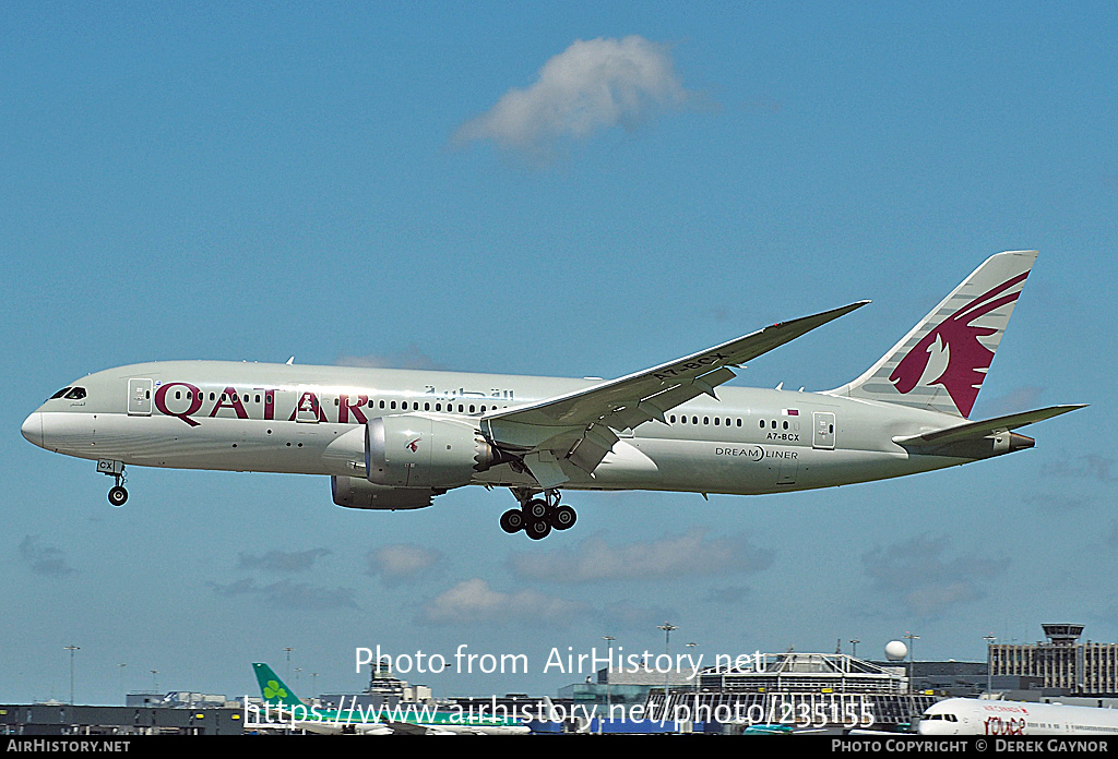 Aircraft Photo of A7-BCX | Boeing 787-8 Dreamliner | Qatar Airways | AirHistory.net #235155