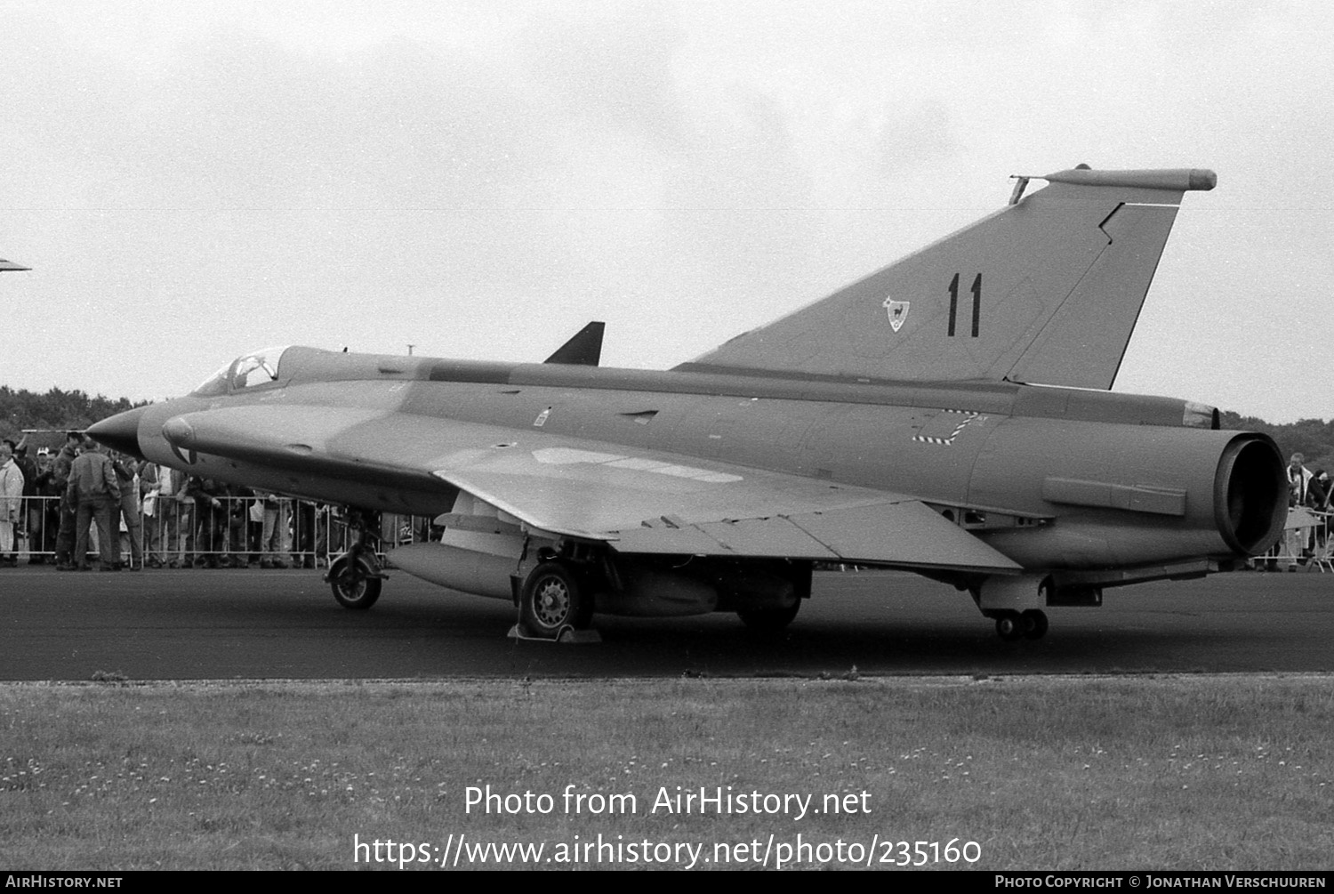 Aircraft Photo of 11 | Saab J35Oe Draken | Austria - Air Force | AirHistory.net #235160