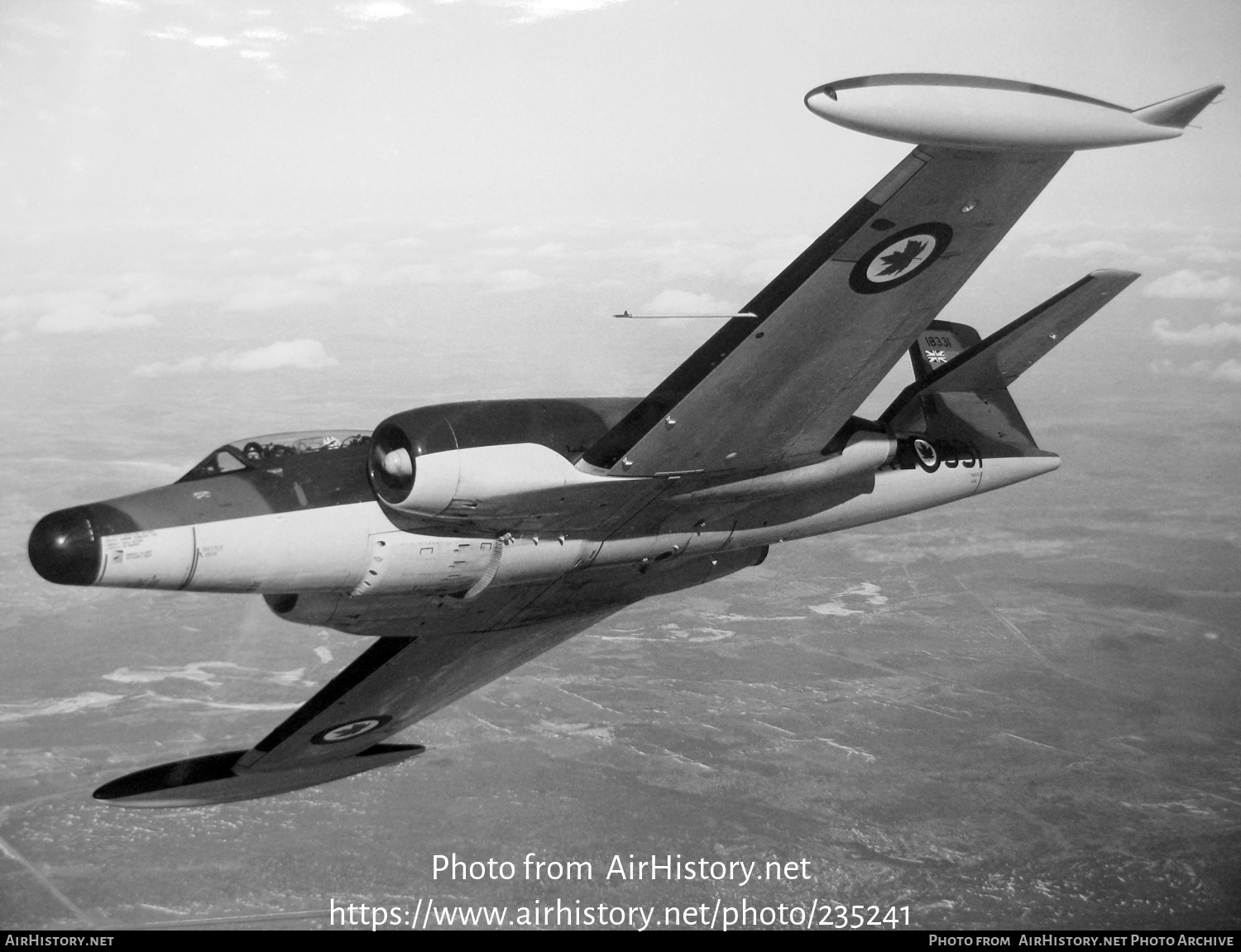 Aircraft Photo of 18331 | Avro Canada CF-100 Canuck Mk.4B | Canada - Air Force | AirHistory.net #235241