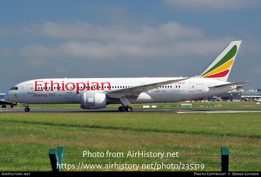 Aircraft Photo of ET-AOO | Boeing 787-8 Dreamliner | Ethiopian Airlines | AirHistory.net #235319