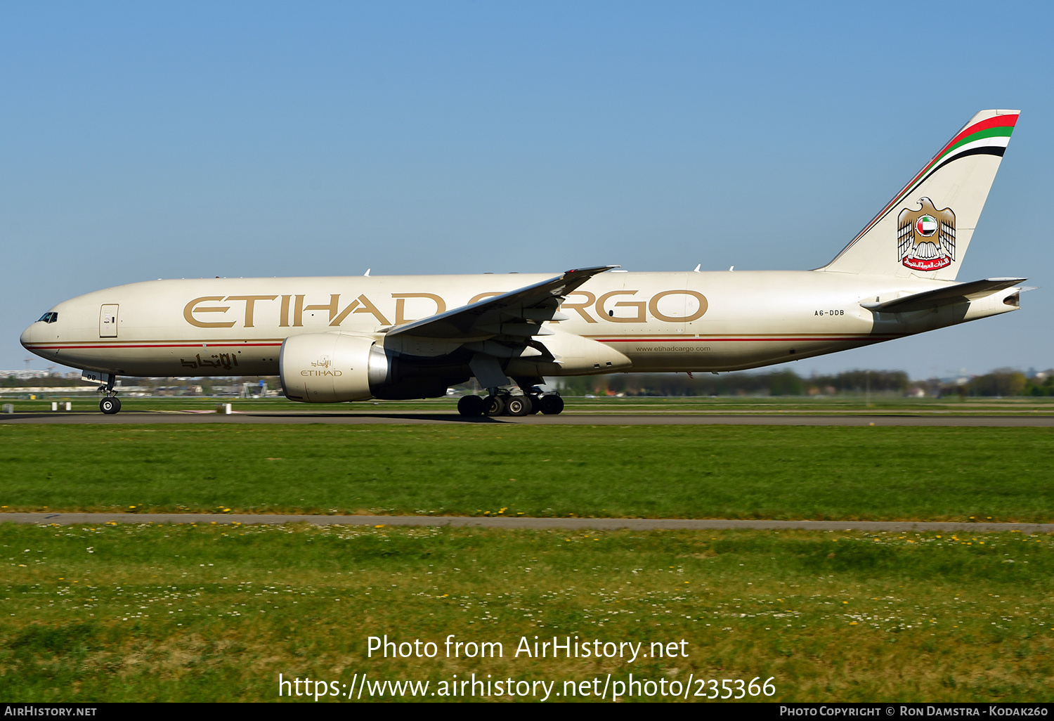 Aircraft Photo of A6-DDB | Boeing 777-FFX | Etihad Airways Cargo | AirHistory.net #235366