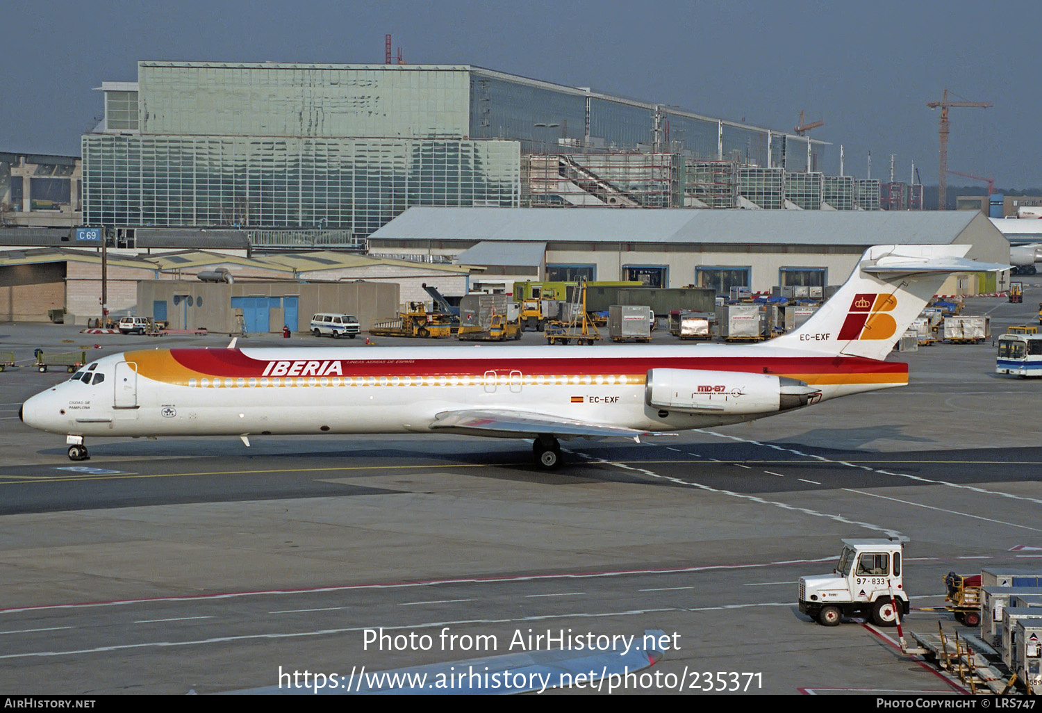 Aircraft Photo of EC-EXF | McDonnell Douglas MD-87 (DC-9-87) | Iberia | AirHistory.net #235371