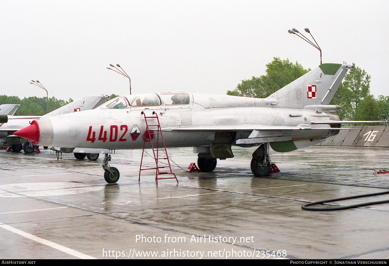 Aircraft Photo of 4402 | Mikoyan-Gurevich MiG-21US | Poland - Air Force | AirHistory.net #235468