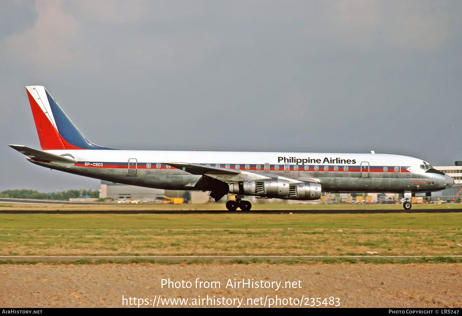 Aircraft Photo of RP-C803 | McDonnell Douglas DC-8-53 | Philippine Airlines | AirHistory.net #235483