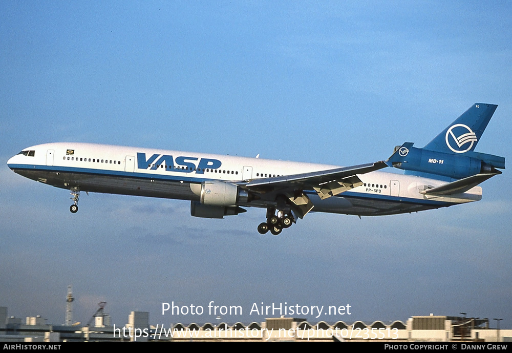 Aircraft Photo of PP-SPD | McDonnell Douglas MD-11 | VASP | AirHistory.net #235513