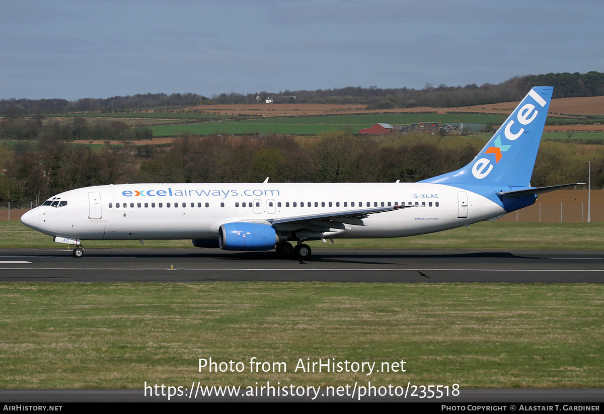 Aircraft Photo of G-XLAC | Boeing 737-81Q | Excel Airways | AirHistory.net #235518