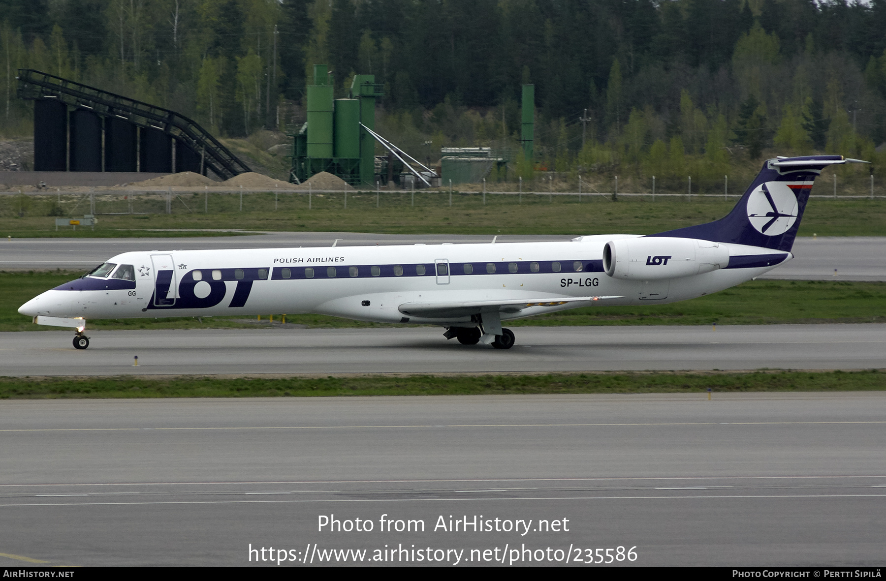 Aircraft Photo of SP-LGG | Embraer ERJ-145MP (EMB-145MP) | LOT Polish Airlines - Polskie Linie Lotnicze | AirHistory.net #235586