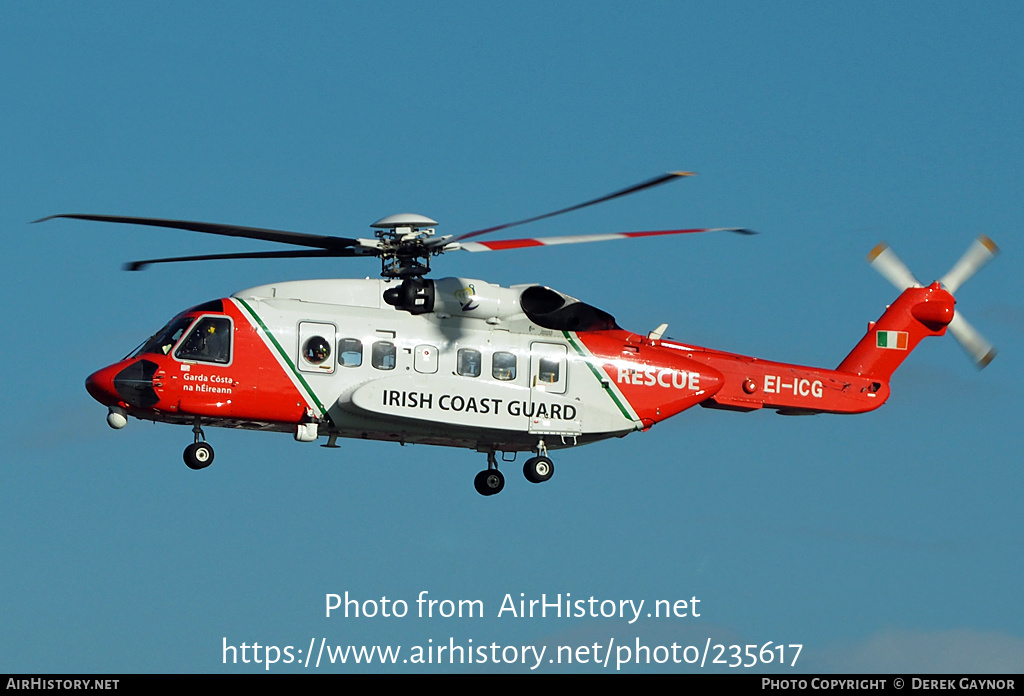 Aircraft Photo of EI-ICG | Sikorsky S-92A | Irish Coast Guard | AirHistory.net #235617