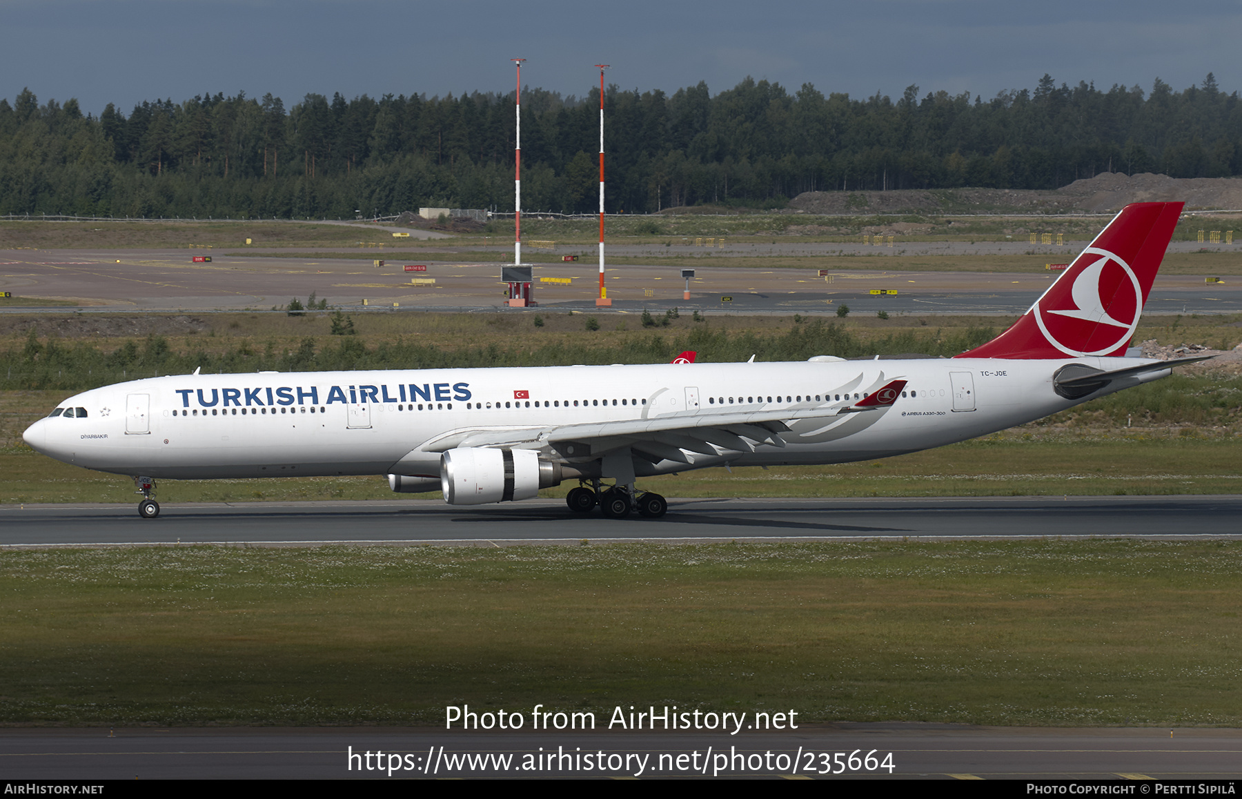 Aircraft Photo of TC-JOE | Airbus A330-303 | Turkish Airlines | AirHistory.net #235664