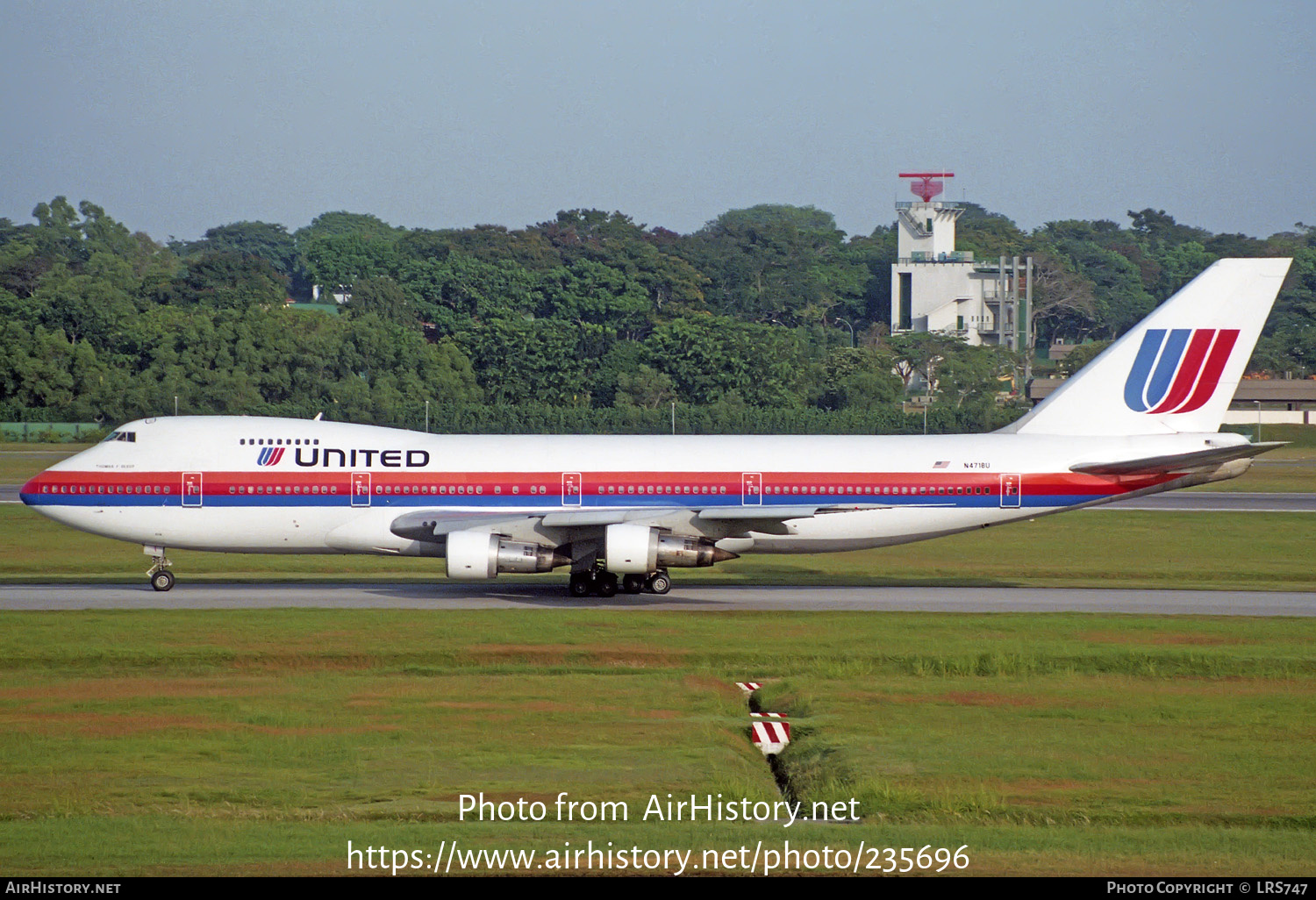 Aircraft Photo of N4718U | Boeing 747-122 | United Airlines | AirHistory.net #235696