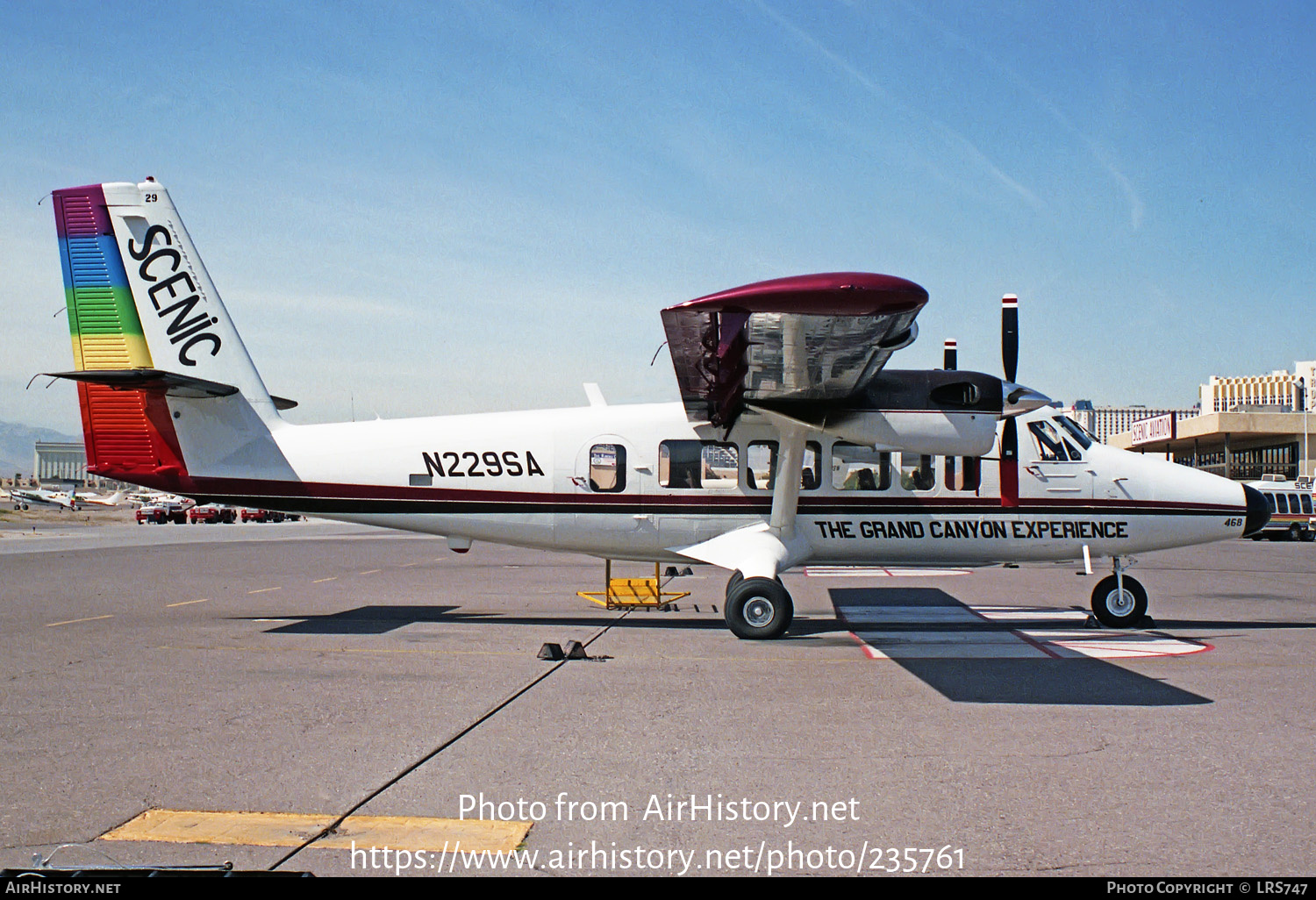 Aircraft Photo of N229SA | De Havilland Canada DHC-6-300 VistaLiner | Scenic Airlines | AirHistory.net #235761