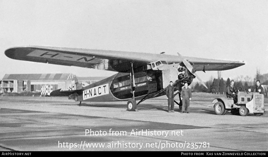 Aircraft Photo of H-NACT | Fokker F.VIIa | KLM - Koninklijke Luchtvaart Maatschappij | AirHistory.net #235781